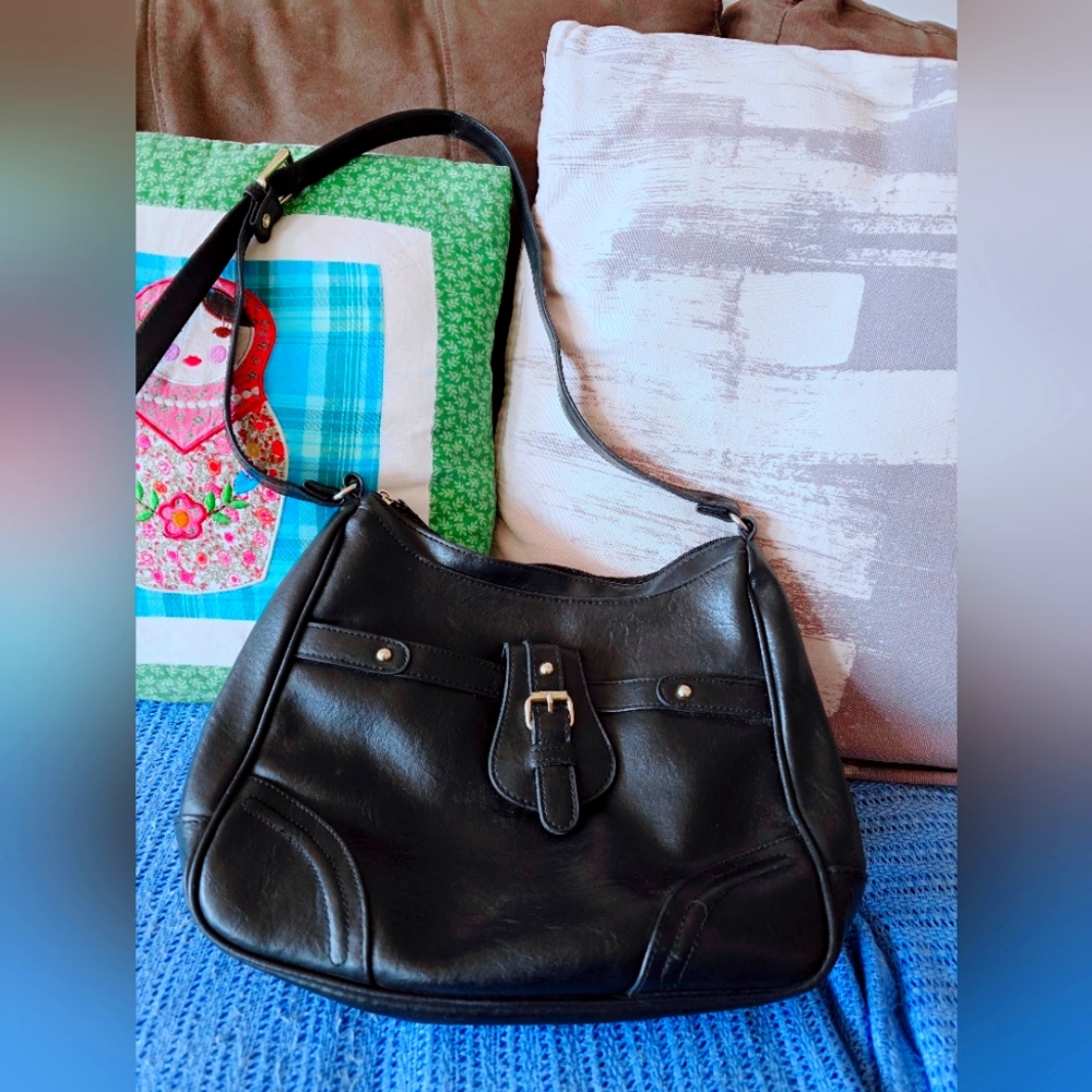 Black Leather Women's Bag